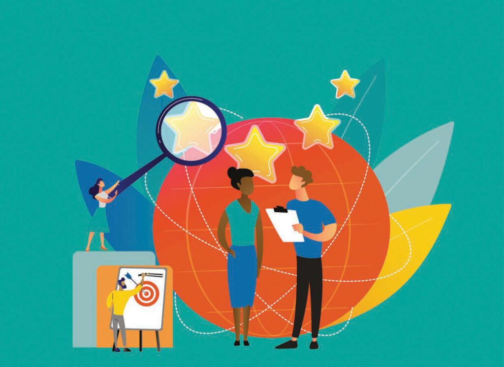 Measuring Social Impact: Circular diagram illustrating the continuous cycle of social impact measurement: Define -> Measure -> Analyze -> Report -> Improve.