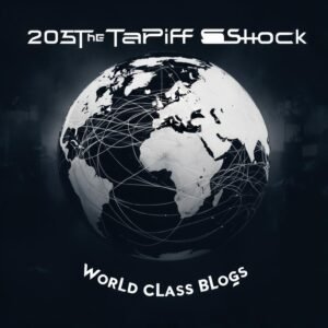 World map visualization showing tariff levels by country and major trade conflict relationships in 2025