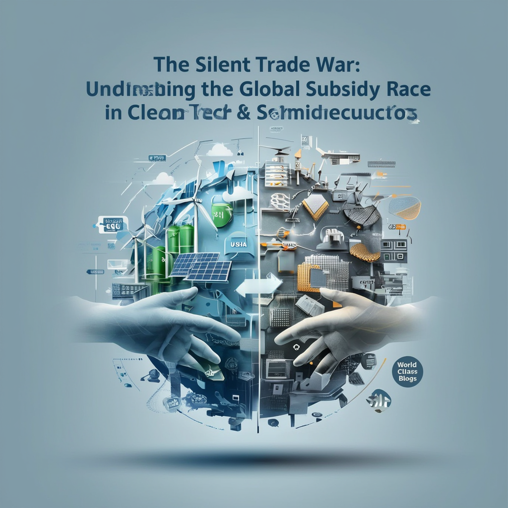 Visualization of worldwide industrial subsidies flowing to renewable energy and semiconductor production hubs
