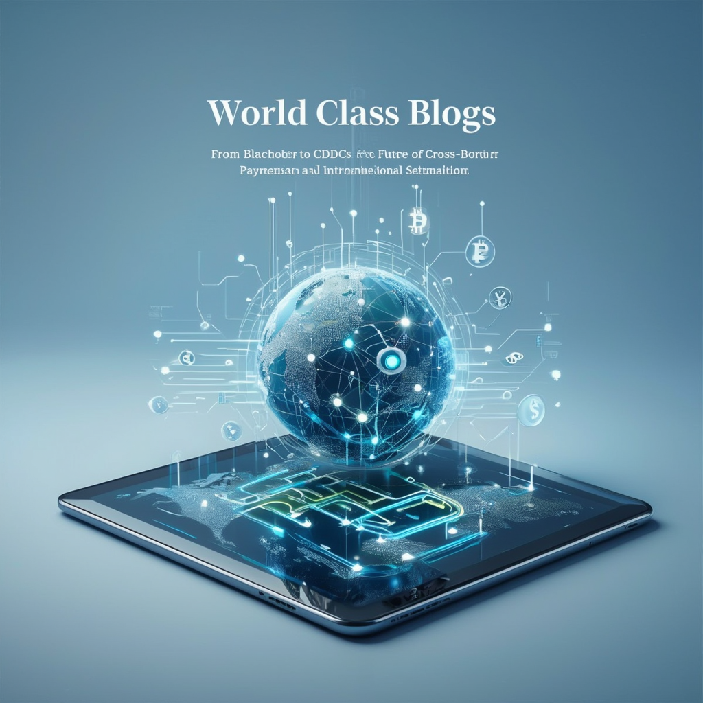 Comparison graphic showing complex legacy cross-border payment systems versus streamlined blockchain and CBDC-based settlement