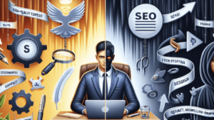 An infographic of a circular flywheel with four stages: 1. Ethical Content Creation, 2. Trust & Authority Built, 3. Sustainable Traffic & Loyalty, 4. Resource for Deeper Work, showing how each stage fuels the next in a positive loop.