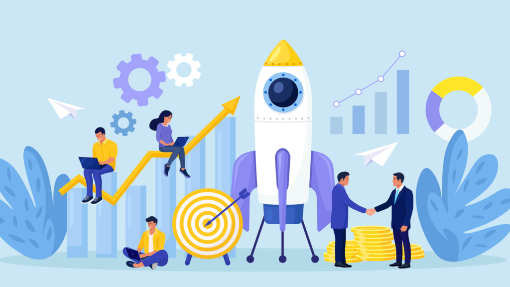 Visual showing five interconnected pillars supporting scaling: Process Architecture, Financial Infrastructure, Talent & Organization, Technology Stack, and Customer Experience