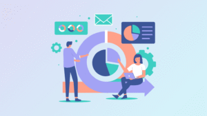 Circular diagram showing four-phase strategic pivot process with key activities at each phase