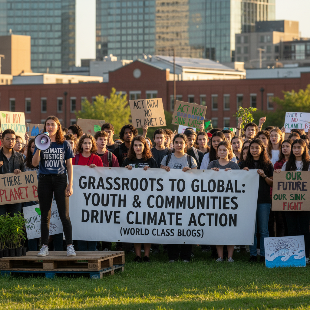 Map showing different forms of grassroots climate action and how they connect across scales