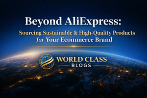 Visual ladder showing the progression from generic AliExpress sourcing up to private label manufacturing, with key attributes at each level.