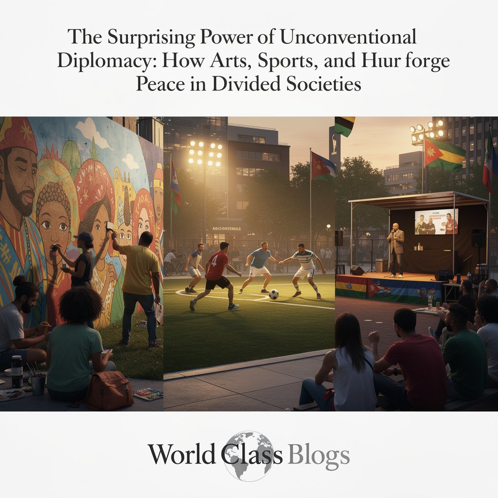 An infographic with five icons representing humanization, superordinate identities, non-verbal communication, trust-building, and narrative subversion, with short explanations of each in a peacebuilding context.