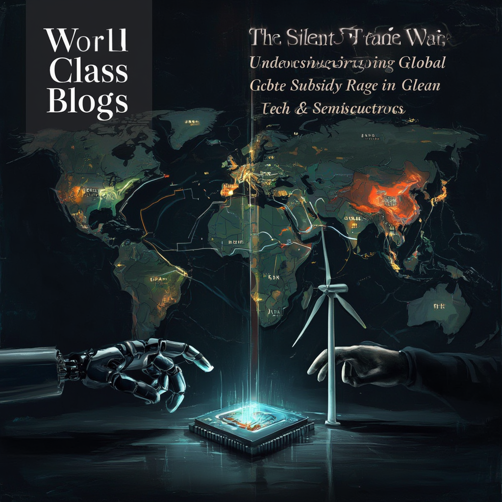 Visualization of worldwide industrial subsidies flowing to renewable energy and semiconductor production hubs