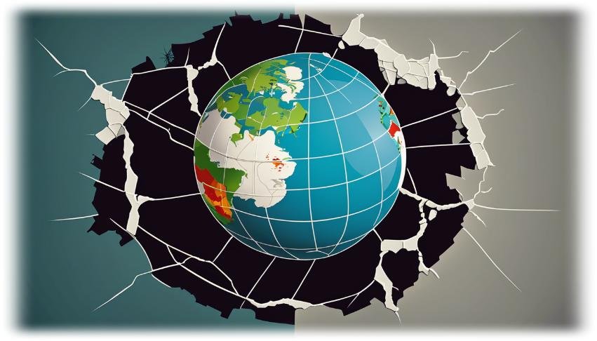 Chart showing declining US-China trade interdependence amid strategic competition and geopolitical fragmentation