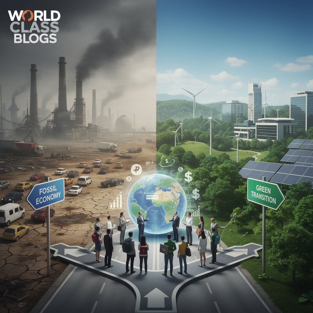 An illustrated flowchart mapping the complex journey of climate finance from public/private/philanthropic sources through various financial instruments to mitigation and adaptation projects in developed and developing countries, highlighting the multi-trillion dollar gap.