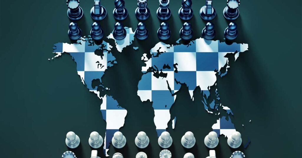  Infographic showing how middle powers like India and ASEAN practice strategic autonomy amid US-China competition