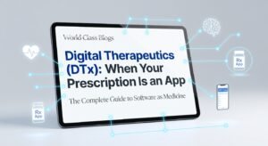 Diagram showing the hierarchy of digital health categories from wellness apps at the base to software-enhanced drugs at the top, with regulatory pathways and evidence requirements for each level