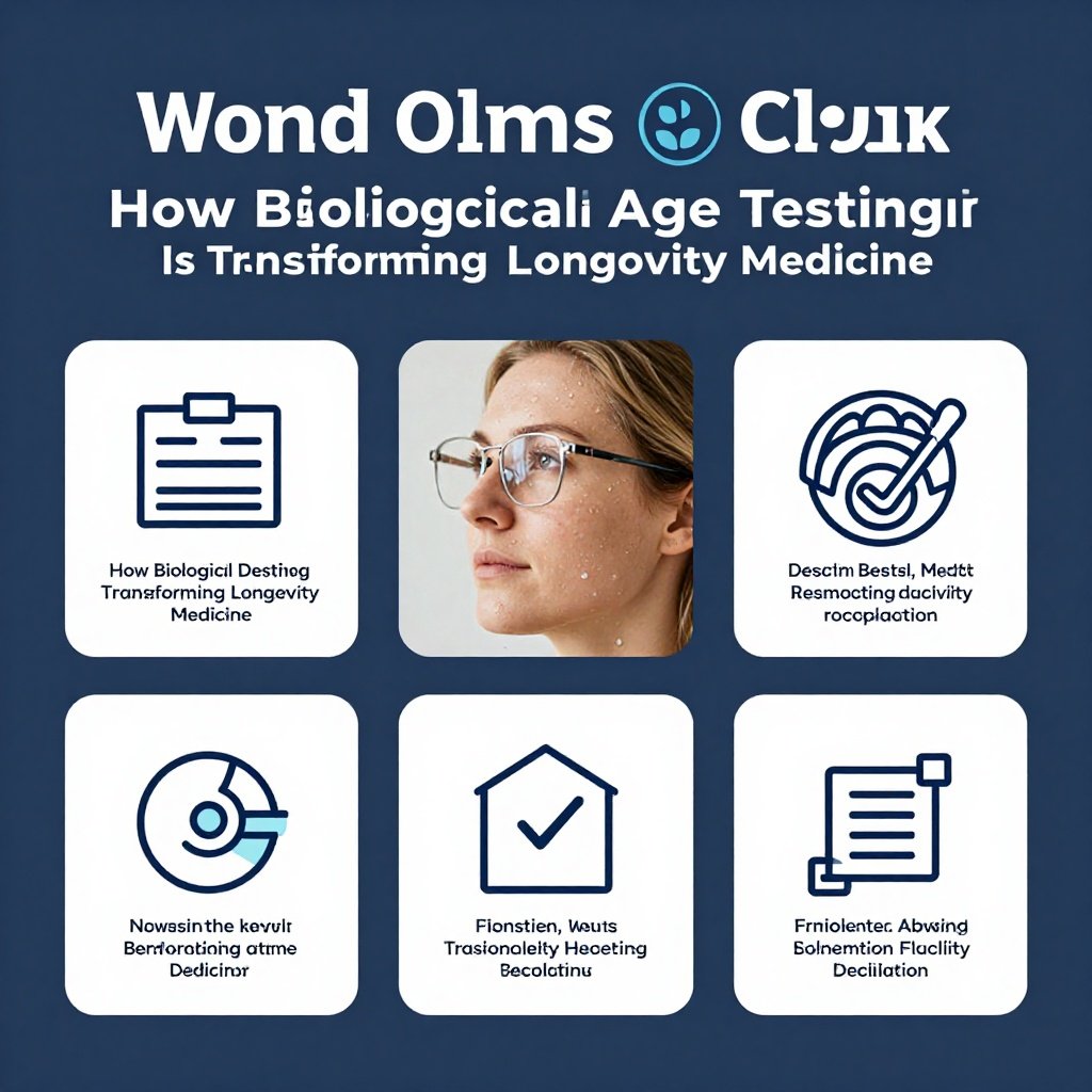Comparison table showing different epigenetic clocks: Horvath, Hannum, PhenoAge, GrimAge, DunedinPACE, with their purposes, number of CpG sites, and clinical applications
