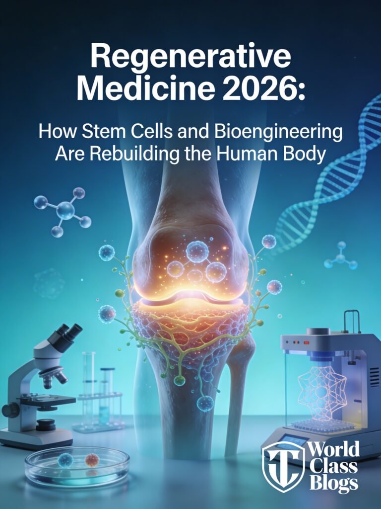 Step-by-step diagram showing the process of iPS cell therapy for Parkinson's disease: donor cells reprogrammed to iPS cells, differentiated into dopamine neurons, quality control, and surgical transplantation into patient brain