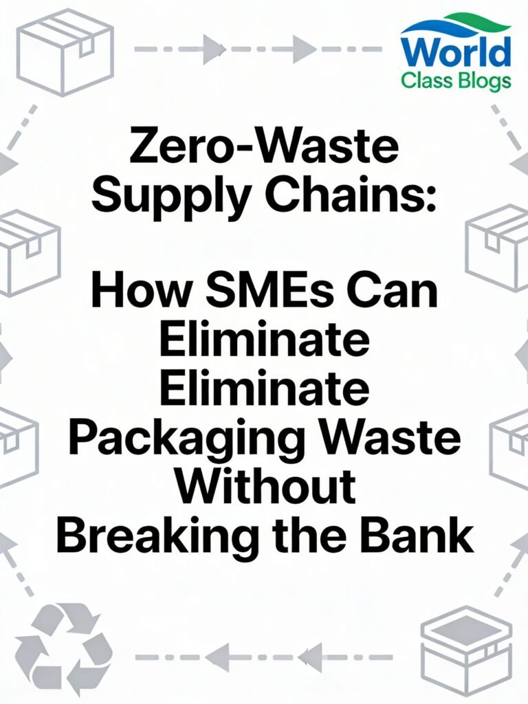 Pyramid diagram showing the four levels of zero-waste packaging strategy: Eliminate (top, largest), Reuse, Recycle, Compost (bottom, smallest)