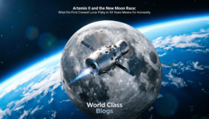 NASA's Orion spacecraft passes approximately 4,000 miles beyond the Moon during the Artemis II mission, with the lunar surface visible through the windows
